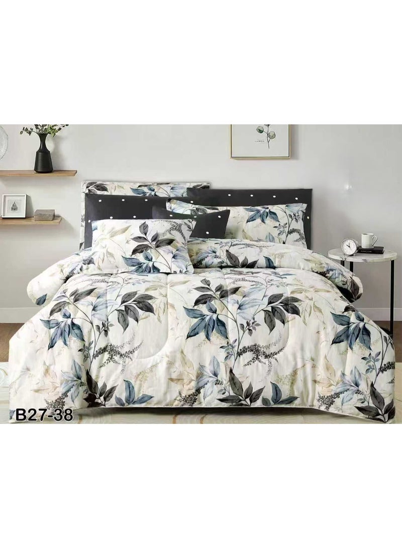 Luxury double bed sheet set made of royal microfiber, measuring 260*240 cm